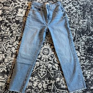 Madewell Perfect Vintage Jean - raw hem edition